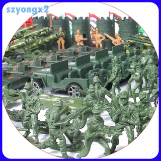 Set 2 Mô Hình Người Lính Quân Đội Đồ Chơi Cho Bé