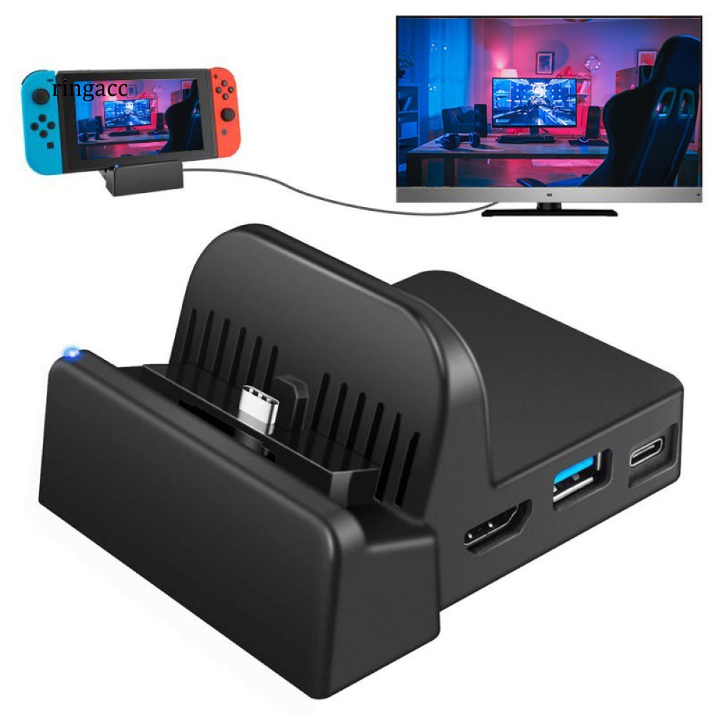 Đế sạc kiêm đế tản nhiệt cho tay cầm điều khiển chơi game NS Switch thiết kế dễ mang theo DIY