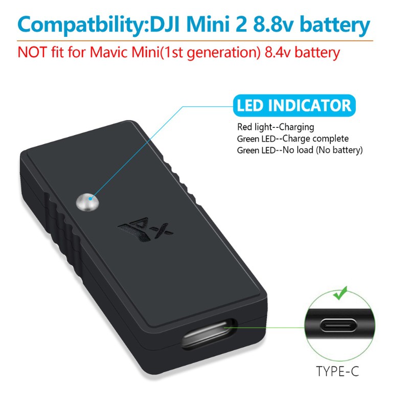 Bộ sạc Usb Qc3.0 dùng cho Dji Mini 2 Mavic Mini2