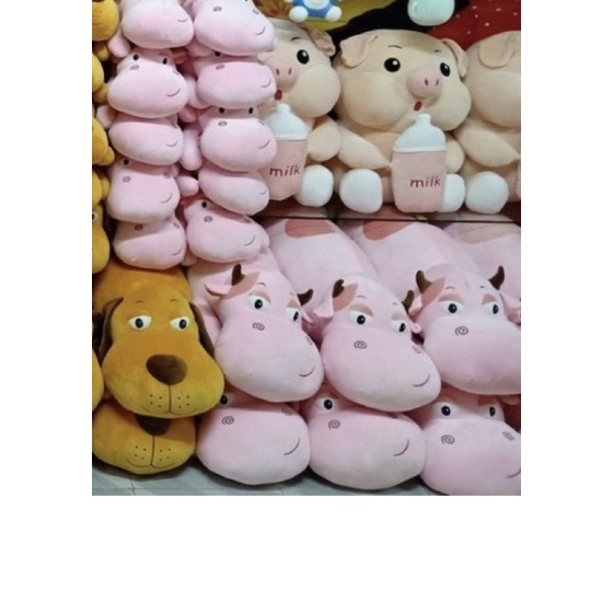 Thú bông Bò lười lưng tim mắt lồi