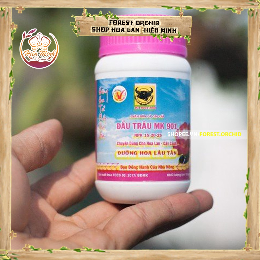 Phân Bón Lá Đầu Trâu NPK 501-701-901 cung cấp dinh dưỡng thiết yếu cho Cây Hoa Lan