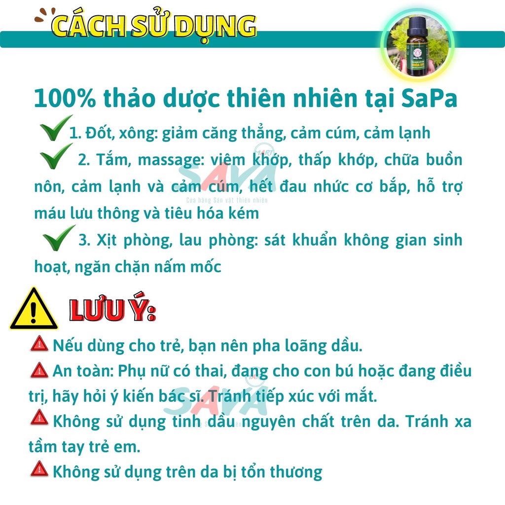 Tinh dầu Chùa Dù phòng cảm cùm 100% tiện dụng gia đình cần có