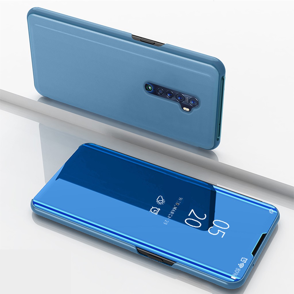 Ốp điện thoại nắp lật tráng gương bằng PC + da cho OPPO Reno 2Z 2F | BigBuy360 - bigbuy360.vn