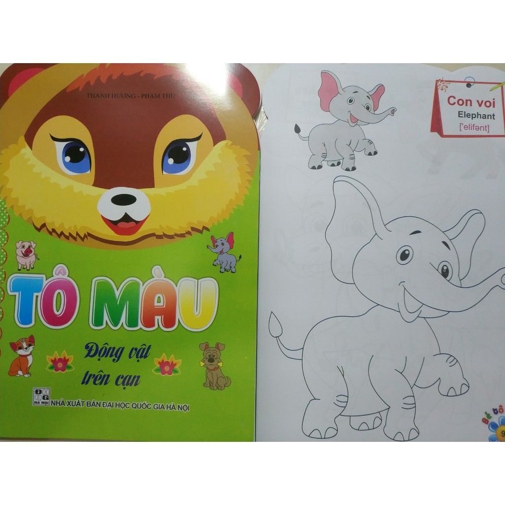 Bộ 8 Cuốn Tô Màu Cho Bé