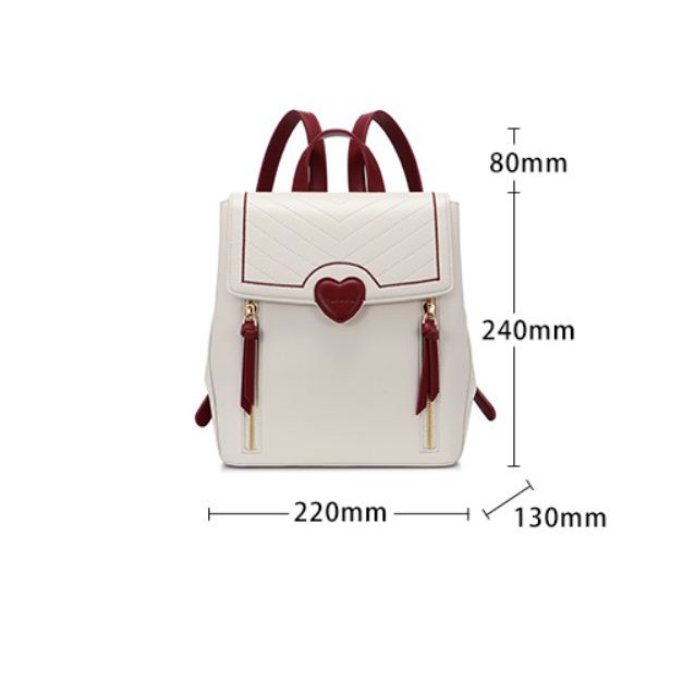 Ba lô Thời Trang Nữ Nucelle ViAnh Store đi học đi làm 1171828 Phối Hai Màu