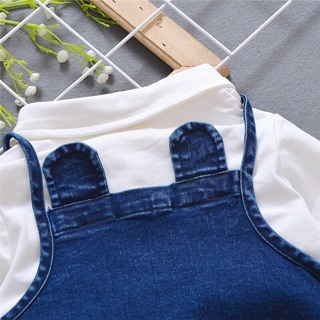 Set yếm jean bé trai