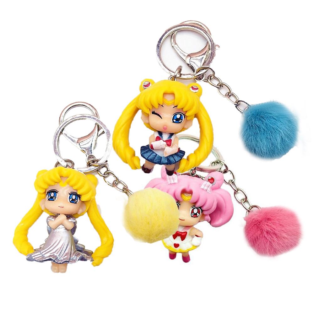 Móc Khóa Hình Thủy Thủ Mặt Trăng Dễ Thương Sailor Moon