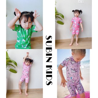 Bộ bơi liền cộc tay bé gái sz14-20kg hãng Next xuất dư xịn
