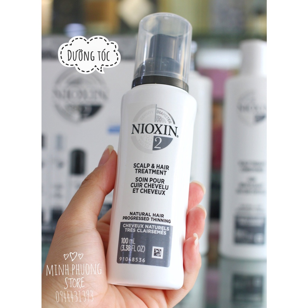 TINH CHẤT GIẢM RỤNG NIOXIN SỐ 2 HOẶC SỐ 4 100ML