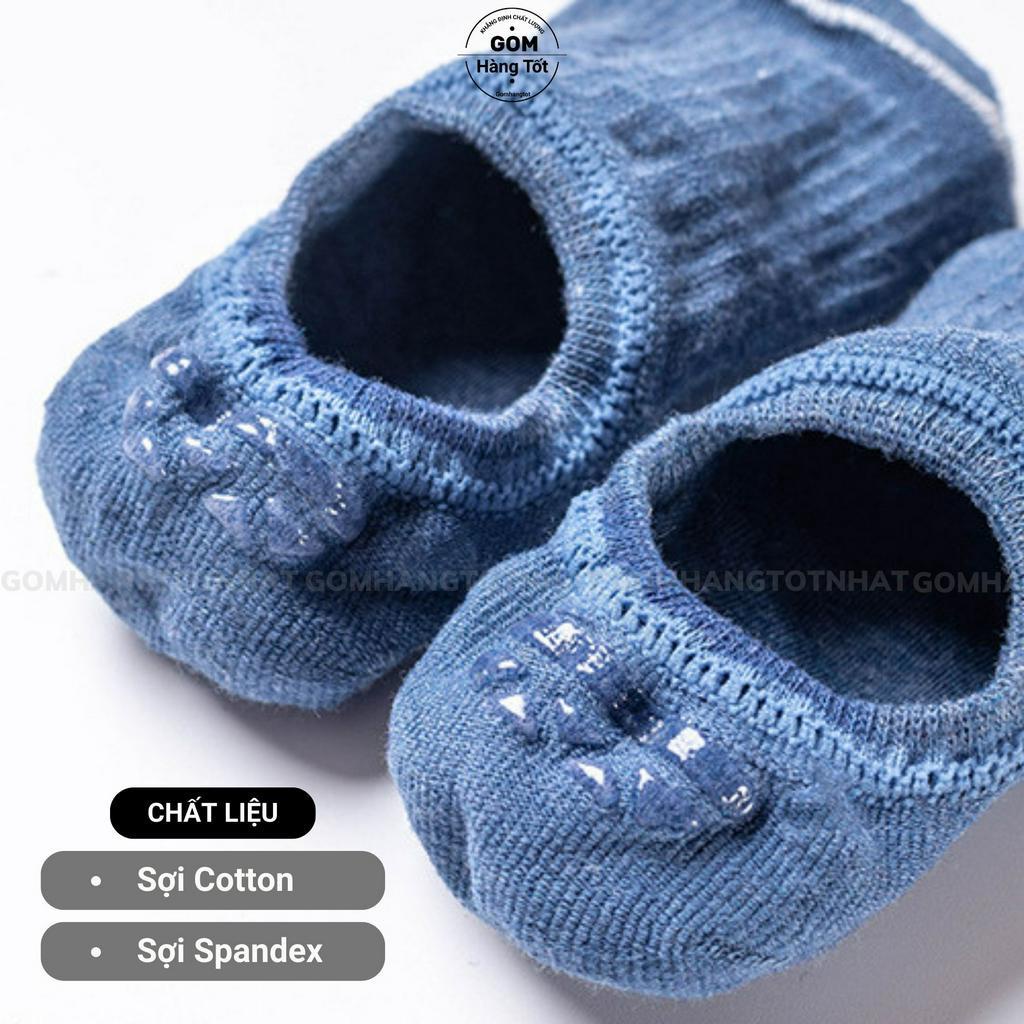 Tất lười nữ đi giày búp bê chống tuột gót, vớ lười nữ chất liệu cotton cao cấp thoáng khí khử mùi -HAI-FIVE-2006-1DOI