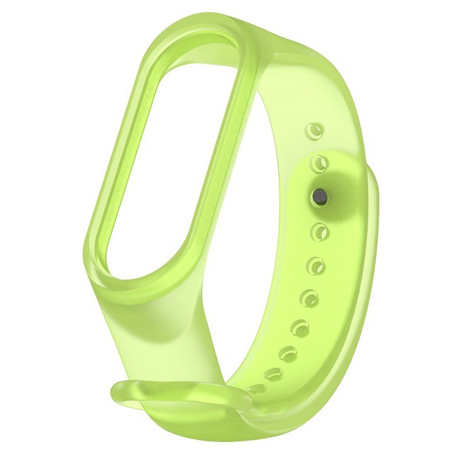 Dây Đeo Silicon Trong Suốt Cho Đồng Hồ Thông Minh Xiaomi Mi Band 5 Miband 5 6