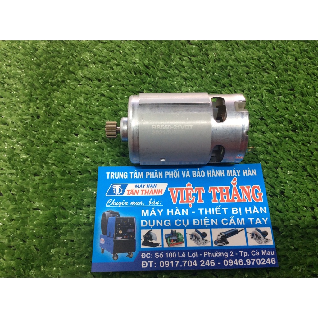 Động cơ RS550 21V Motor cho máy khoan pin 21V