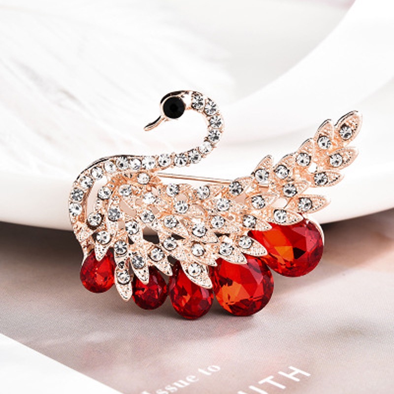 Trâm Cài Áo Đính Đá Và Ngọc Trai Cao Cấp Thời Trang Phong Cách Hàn Quốc