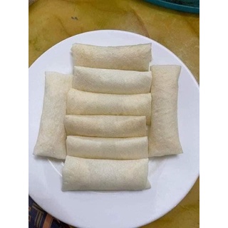 Vỏ bò bía tươi đậu xanh cuốn nem 100 lá đủ sz 18cm  sx tại xưởng