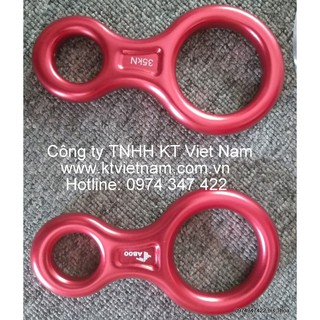 Móc khóa số 8 leo núi, khóa hãm dây số 8
