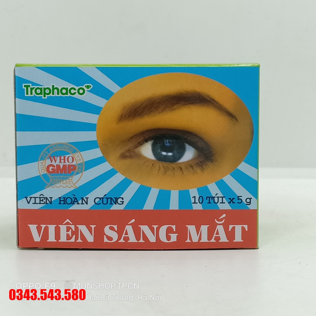 Viên Sáng Mắt Traphaco hộp 10 gói x 5g