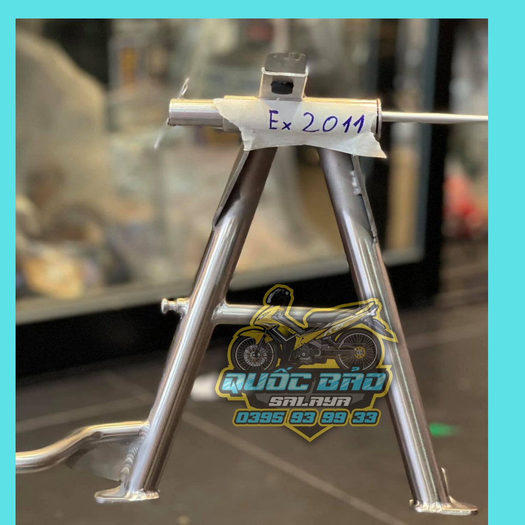 Chống đứng inox 304 dành cho ex135 ex150 winner sonic và nhiều loại xe trên thị trường