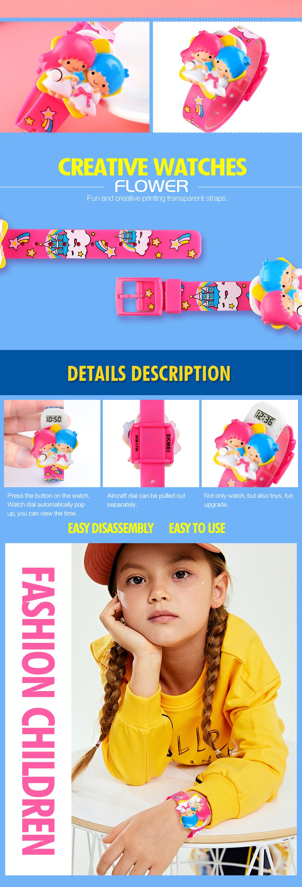 Đồng Hồ Điện Tử Hình Hoạt Hình Đáng Yêu Cho Bé Gái | BigBuy360 - bigbuy360.vn