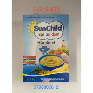 Sunchild Bột ăn dặm dành cho bé tập ăn.....