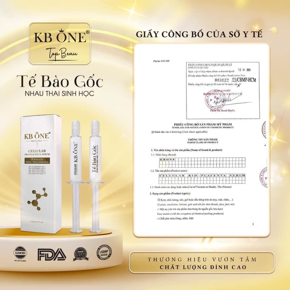 Kem Huyết Yến Giảm Nám KBOne Top Beau - Kèm Ống Tế Bào Gốc