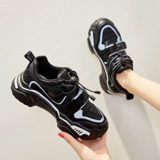 GIÀY SNEAKER ĐEN PHẢN QUANG - A99