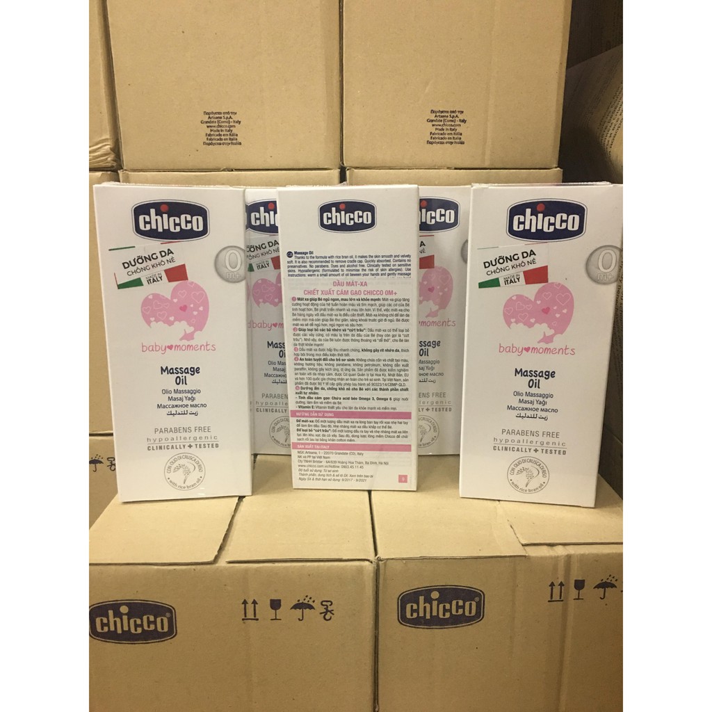Dầu mát xa Chicco