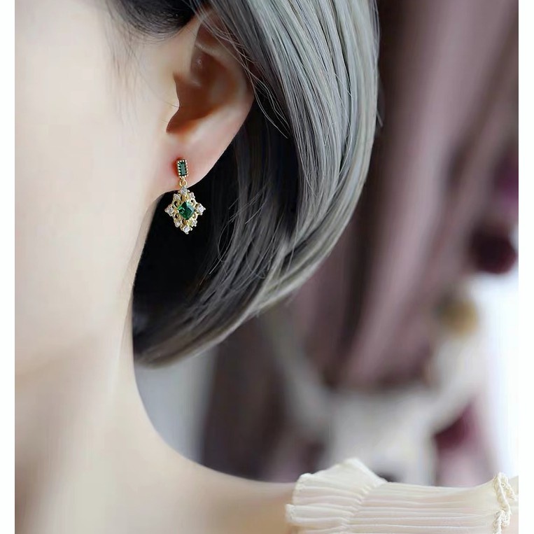 Khuyên Tai Bạc Dáng Dài Đính Ngọc Trai Sang Trọng Thời Trang Mùa Hè Phong Cách Hàn Quốc Cho Nữ