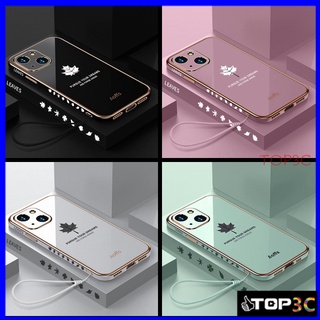 ốp lưng iPhone 13 Ốp Điện Thoại Hình Lá Phong Cho iphone 13 pro max 12 pro max 11 pro max FY