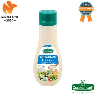 [ BÁN CHẠY ] XỐT SALAD GOLDEN FARM CÁC LOẠI: Mayo, Phomai, Mè Rang, Thousan Island - 250ml - CHÍNH HÃNG