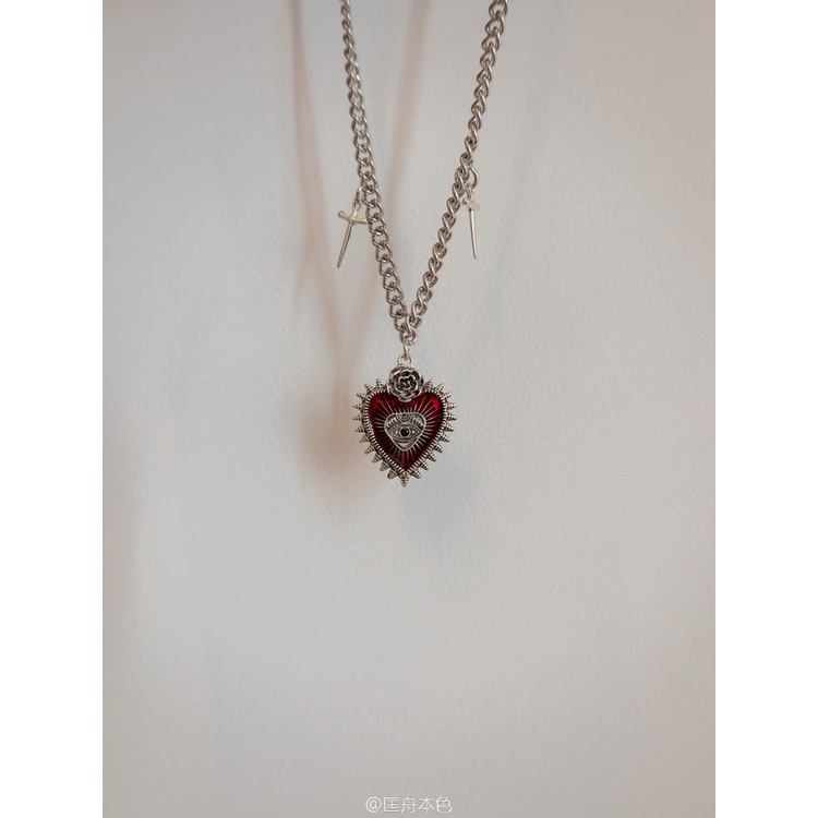 Vòng cổ Mặt Thánh Giá / Hoa Hồng / Cây Tre Phong Cách Punk Gothic Thời Trang Cá Tính