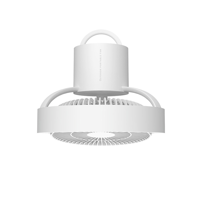 Quạt Cắm Trại Tích Hợp Đèn LED 4000mAh 7 '' 2 Trong 1
