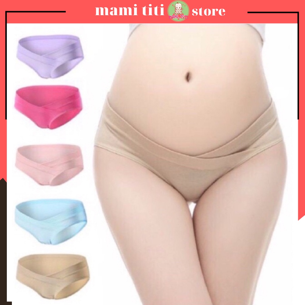 quần lót bầu, [ Fee ship ] Quần lót bầu cạp chéo kháng khuẩn cotton