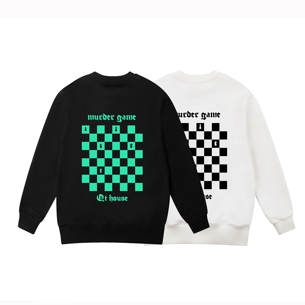 Áo sweater unisex nam nữ form rộng Qt.house nỉ dài tay SWBC01 | BigBuy360 - bigbuy360.vn