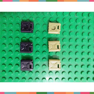 Đồ Chơi COMBO 2 Can Xăng Dầu - Phụ Kiện MOC Army NO.069