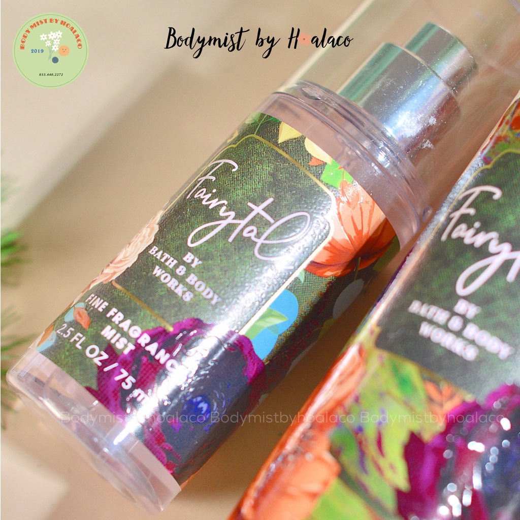 Xịt thơm toàn thân hương nước hoa FAIRYTALE - BODY MIST BATH BODY WORKS