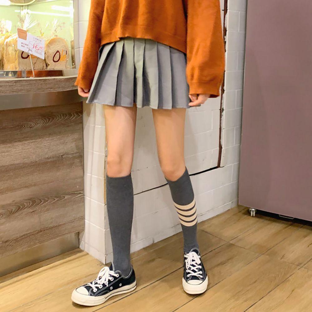 Vớ Thể Thao Mỏng Kẻ Sọc Quyến Rũ Thời Trang Cho Nữ