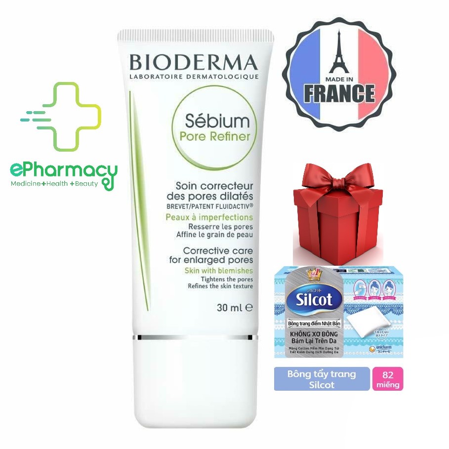 Kem dưỡng Bioderma Sebium Pore Refiner se khít lỗ chân lông 30ml