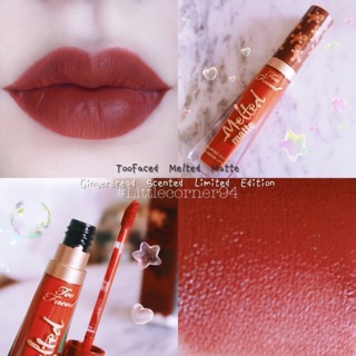 AUTH BILL MỸ Son kem lì TooFaced Gingerbread Man