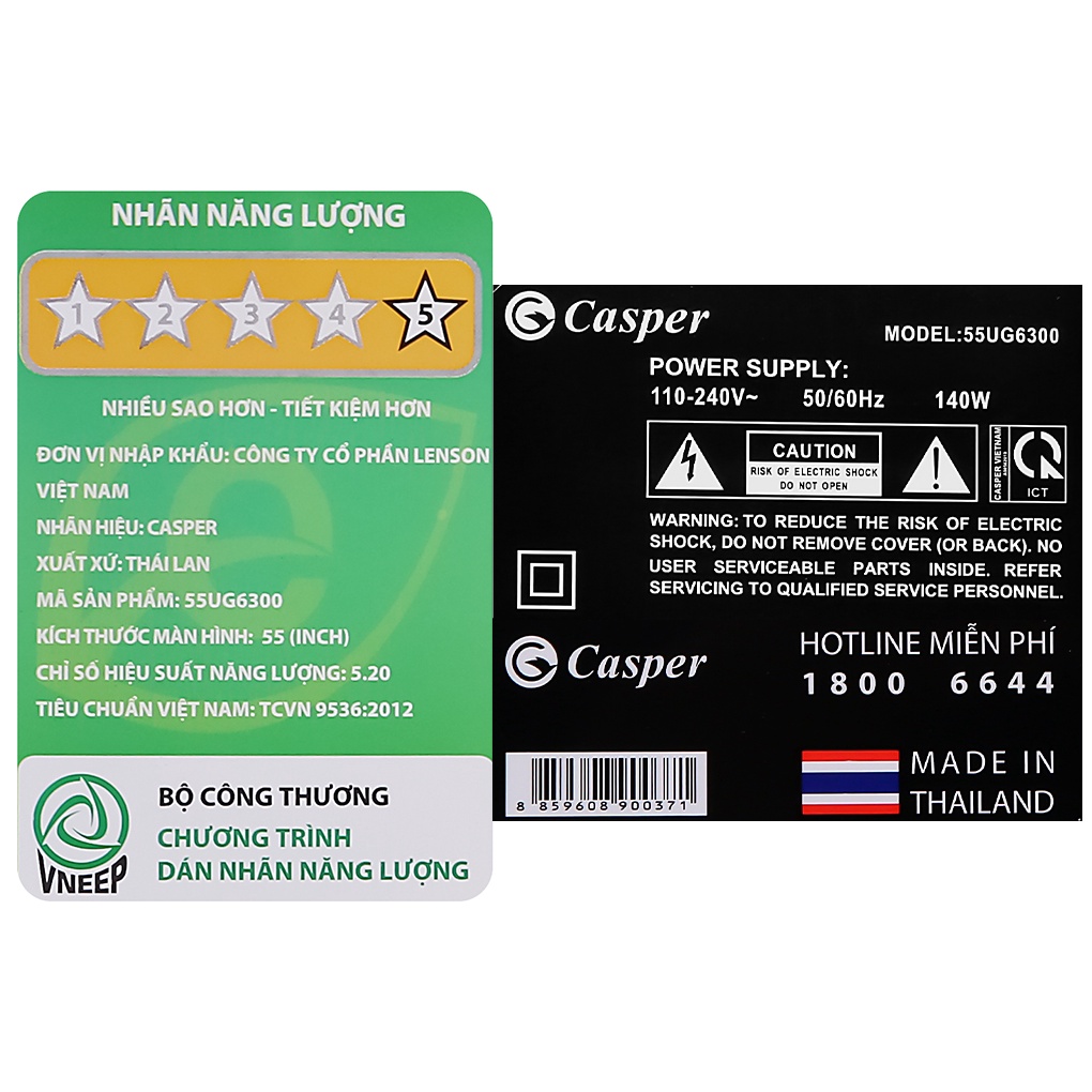 ANDROID TIVI LED CASPER 4K 55 INCH 55UG6300 | BigBuy360 - bigbuy360.vn