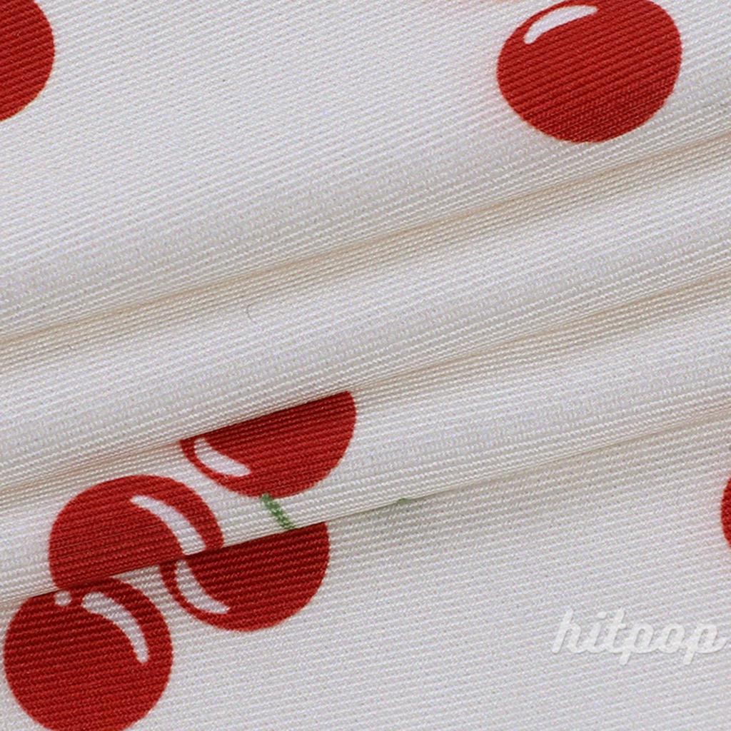 Áo Lửng Hai Dây Phối Ren In Họa Tiết Trái Cherry Quyến Rũ Dành Cho Nữ | BigBuy360 - bigbuy360.vn