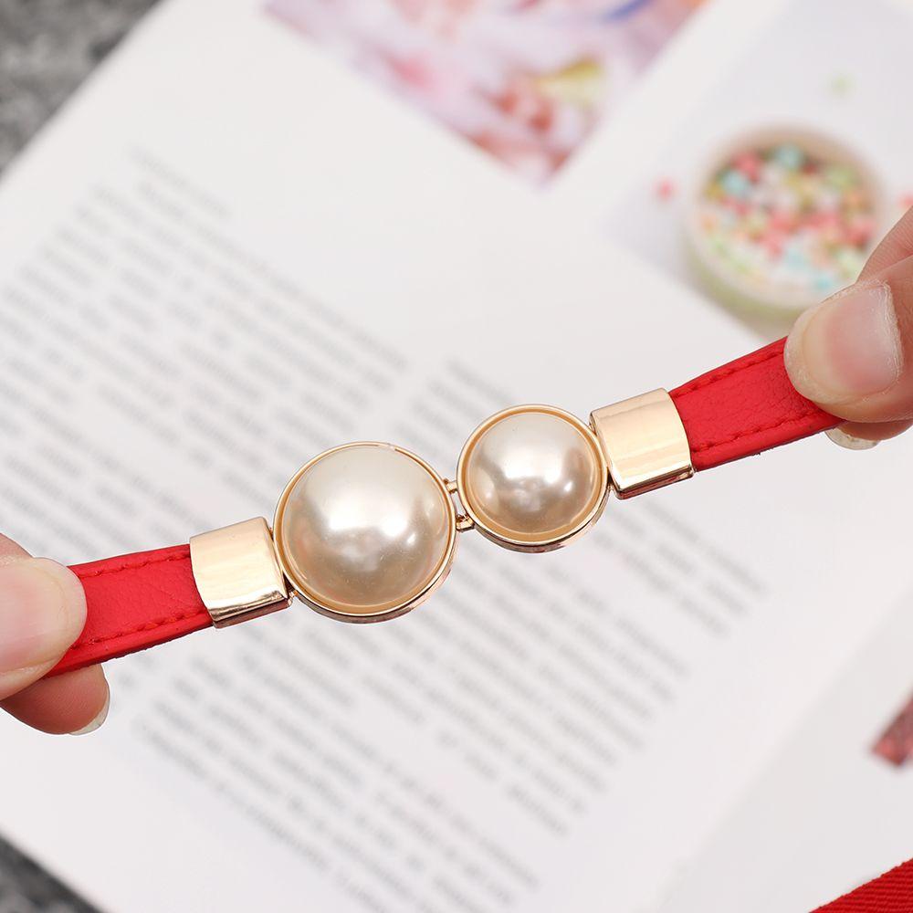 BORAG Thắt Lưng Dây Xích Co Giãn Phong Cách Vintage Ngọt Ngào