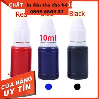 Mực in vải - mực chuyên dùng cho con dấu không phai 10ml minh in