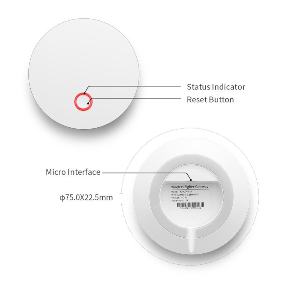 Tuya Trung Tâm Cổng Thông Minh Zigbee Bộ Điều Khiển Từ Xa Không Dây Qua Alexa Google Home Okase