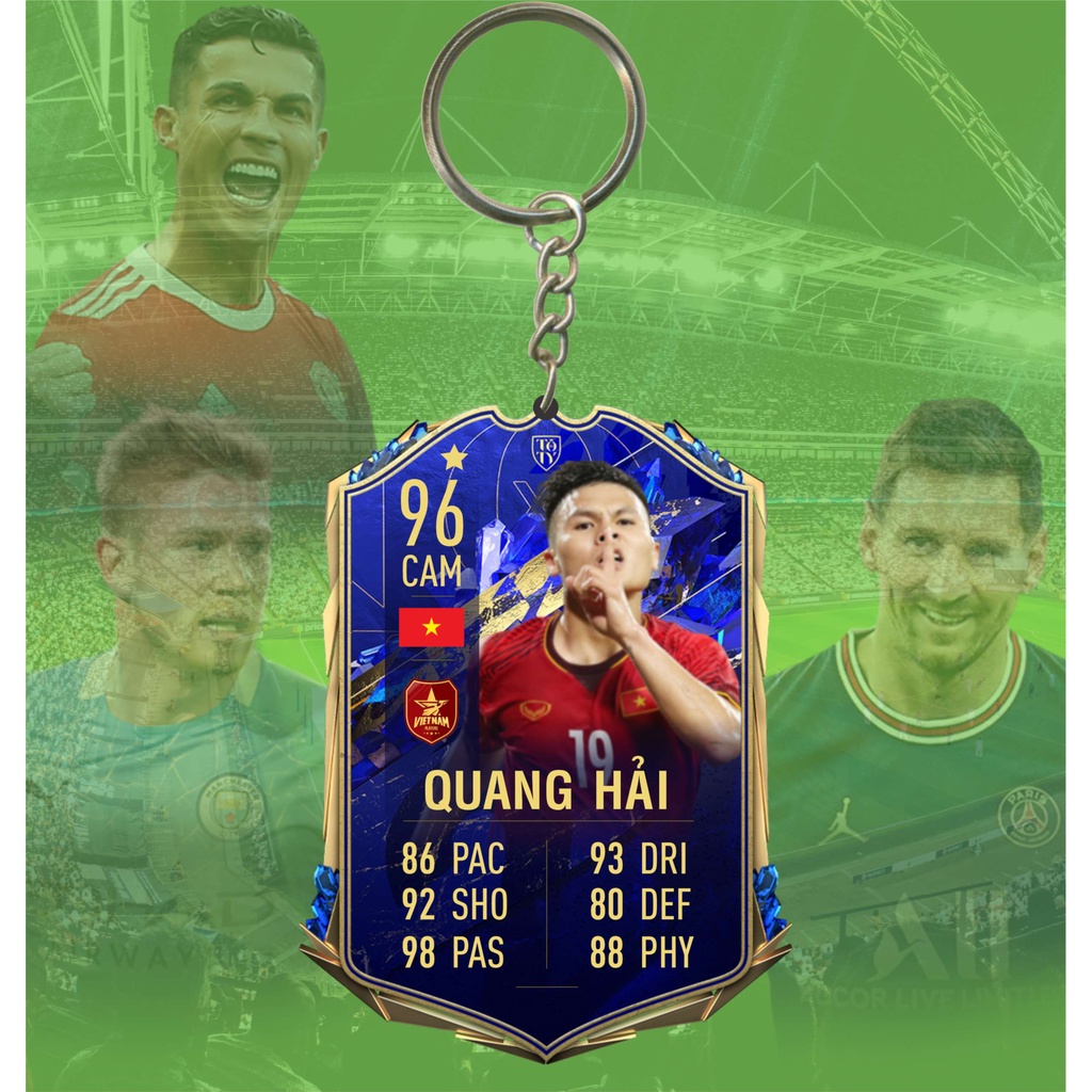 Móc Khóa Quang Hải TOTY 22
