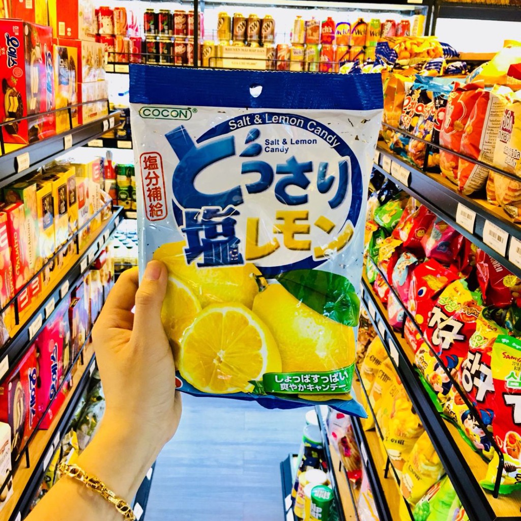 Kẹo Chanh Muối Malaysia Salt & Lemon Candy (Gói 150g)