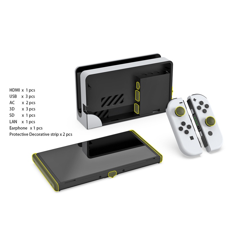 Bộ Nút Chống Bụi Bằng Silicone Cổng USB AC 3D SD LAN HDMI Cho Máy Chơi Game Switch/Switch