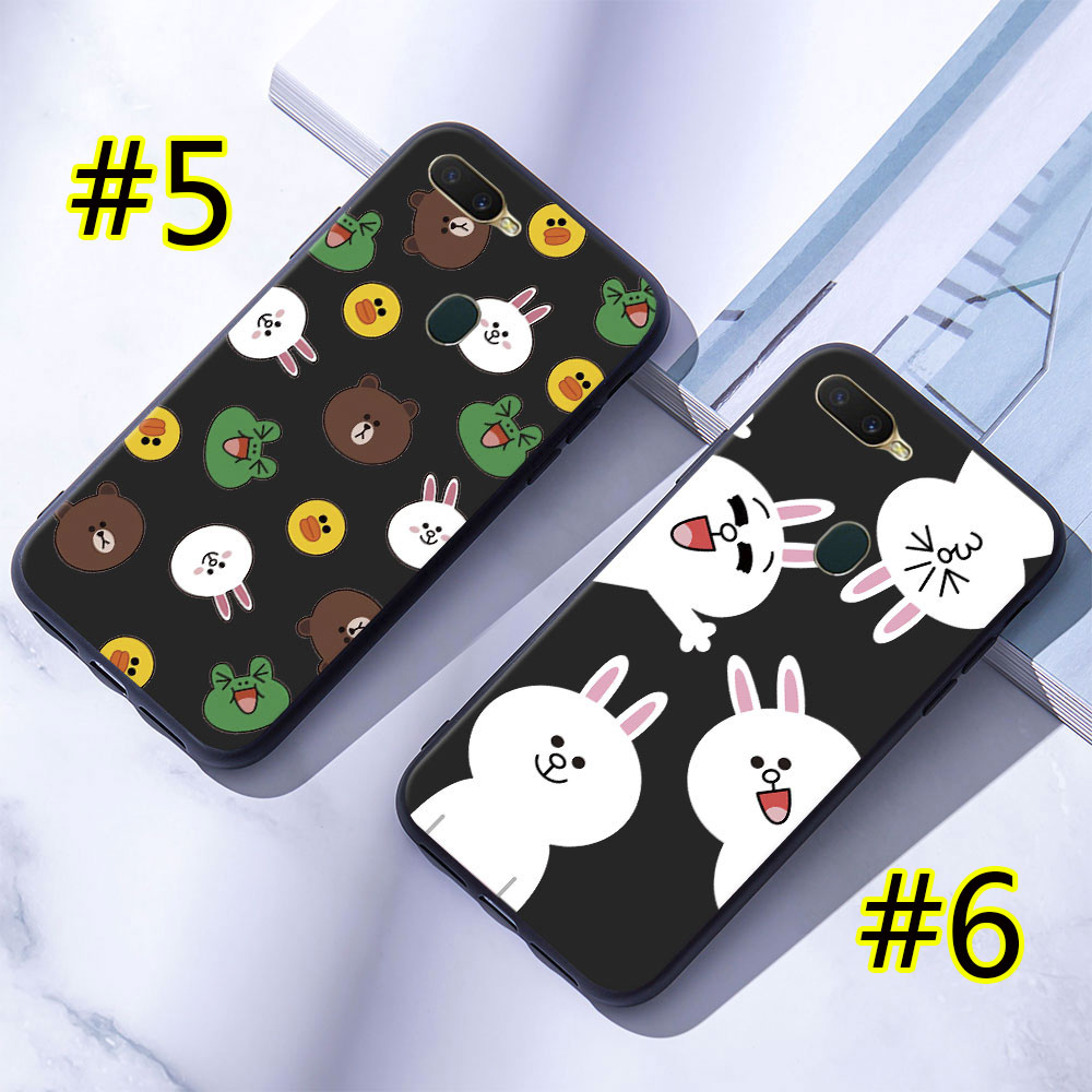 Ốp Điện Thoại Mềm OPPO A3 A3S A5 A5S A7 A12 A12E Gấu Nâu 3