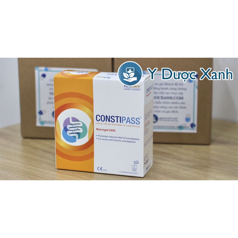 Mua  CONSTIPASS Macrogol 3350, 20 gói, Bột hỗ trợ táo bón - Y Dược Xanh