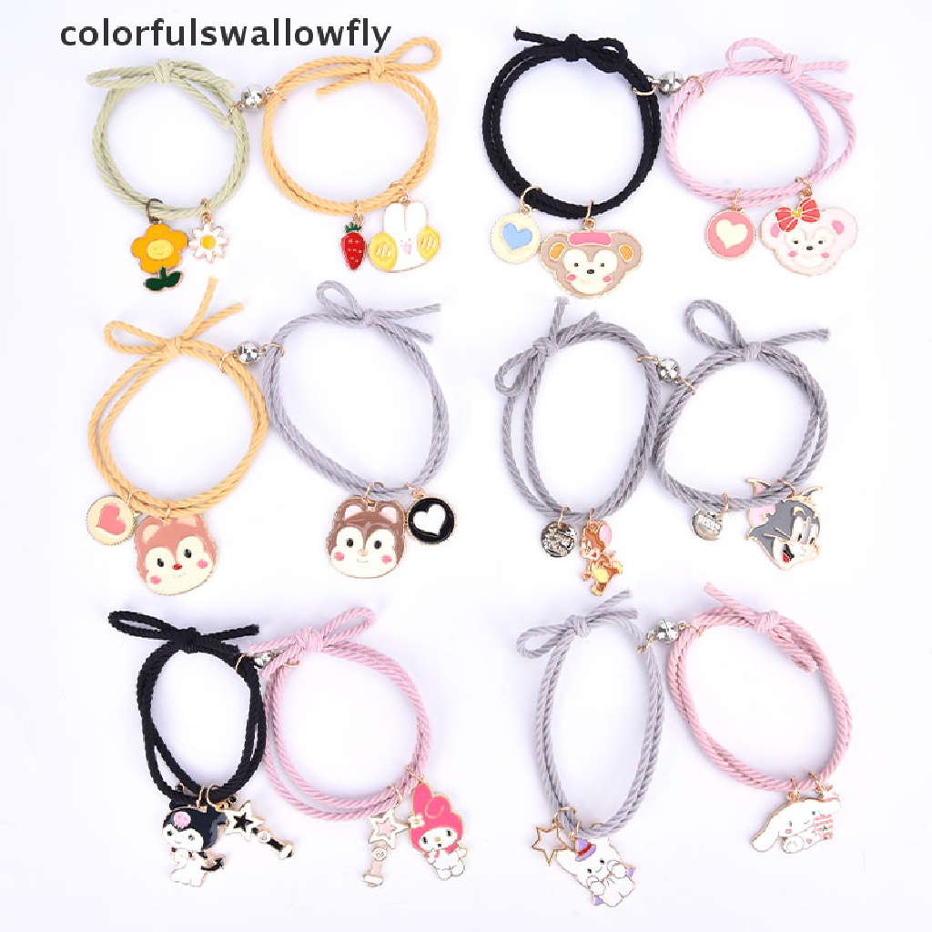 Set 2 Vòng Tay Hoạt Hình Lãng Mạn Cho Cặp Đôi