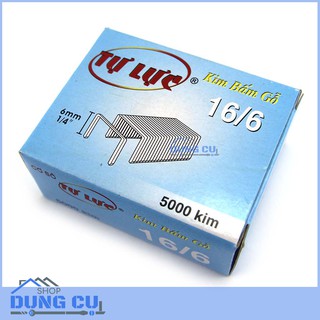 Ghim bấm gỗ dùng cho kìm bấm ghim tự lực cỡ 16/6 với 5000 ghim